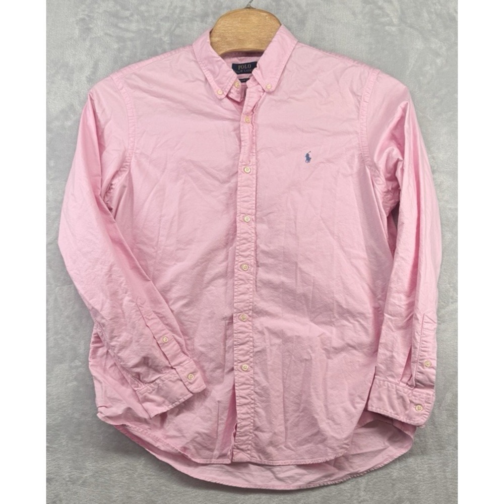 Polo Ralph Lauren Classic Fit Button Down Shirt Cotton Pink Men's Size XL